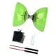 thumbnail image 1 of Juego de diábolo chino de triple rodamiento, práctico y divertido, portátil, de doble cabeza con S Verde, 1 of 9