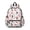 Cat and Heart White Pattern, variant on Cat and Heart White Pattern Cute School Backpack with Padded Back and Adjustable Shoulder Straps 13.4"x11"x4.7"