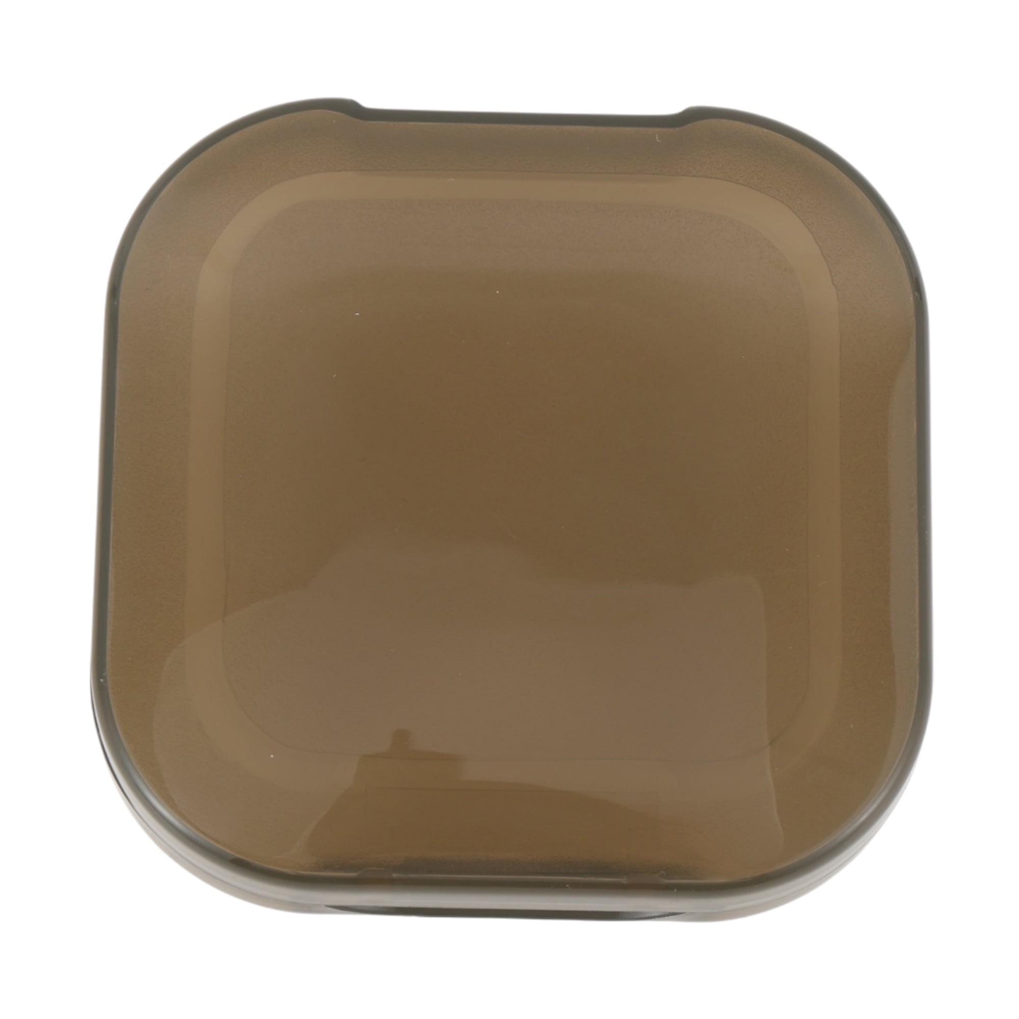 Unique Bargains Portable Transparent Retainer Case Braces Box 1 Pc Transparent Gray