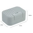 thumbnail image 5 of 3 Pack Soap Holder, Travel Soap Case, Travel Soap Container with Lid, Soap Box Soap Bar Holder Trav, 5 of 5