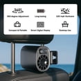 thumbnail image 5 of Ventilador de coche con clip, sin función de refrigeración, pantalla LED, rotación de 360°, 100 velocidades ajustables, USB recargable, batería personal de 2000 mAh, ajuste de velocidad continuo, c..., 5 of 5