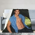 thumbnail image 2 of Taylor Lautner Fleece Blanket for Couch - Throw Blanket Lightweight Taylor Lautner Merch Super Soft Cozy Luxury Bed Blanket Microfiber and Throws for Sofa, 2 of 6
