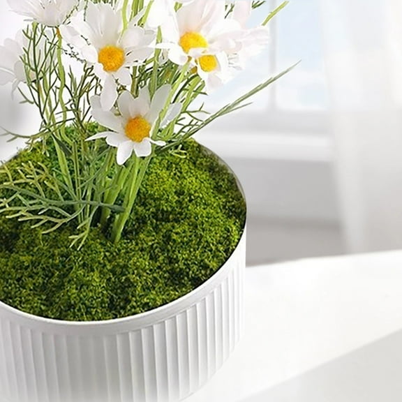 Artificial Moss For Crafts Fake Moss Decor For Potted Plants Centerpieces Fresh Green Moss For Crafts Planter Filler For Plants Floral Mini Garden Grass For Arts Wedding Fake Green Moss