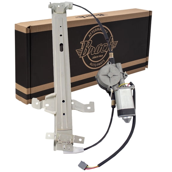 Brock Window Regulator w/ Motor for 1990-1993 Town Car Front Left FO1350126