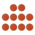 thumbnail image 1 of Abbracc 10Pcs Fabric Covered Button Shank Button Sewing Scrapbooking Orange, 1 of 6
