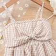 thumbnail image 4 of Gibobby Toddler Girl Dress Girl Toddler Dresses Sleeveless Striped Toddler Casual Dresses 12 18 24 Months 2T 3T 4T 5T(3-4 Years,Khaki), 4 of 9