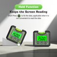 thumbnail image 4 of Huepar Digital Level Angle Gauge Mini Angle Finder Level Box with V-Groove Magnetic Base&Backlight LCD Bevel Gauge Inclinometer fo, 4 of 9