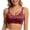 D77/Red, variant on Afdoent Bras for Women Wireless No Underwire Bra for V Neck Lace Supportive Seamless Comfortable Tshirt Bra