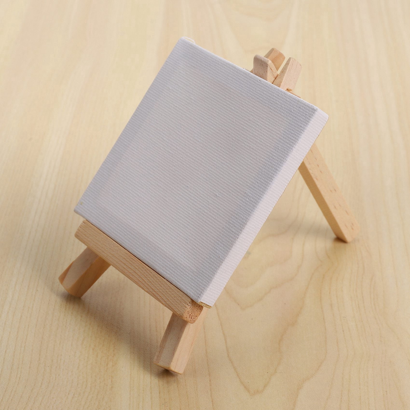 Artists 3 inch x3 inch Mini Canvas & 5 inch Mini Easel Set Painting Craft Drawing - 36 Mini Canvases & 36 Mini Easels
