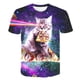 thumbnail image 1 of Encantadora camiseta de gato lindo, ropa para niños, camisetas de manga corta de verano para niñas, camisetas para niños, ropa de gato, camisetas para adolescentes, camisetas de gato 9T Gao Jinjia LED, 1 of 2