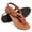 Brown, variant on Casual T-Strap Thong Sandals for Women Open Toe Summer Boho Slide Sandals Non Slip Sole Comfortable for Walking Beach Dressy Sandals