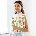 thumbnail image 6 of FORMRS 3 Ring Binder 1.5 inch with Pockets Set of 2 Clip Board 200 Sheets Capacity, White Vegetables Pattern, 6 of 8