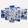 thumbnail image 2 of White Chrysanthemum Fractal Flower - Large Floral Canvas Art Print, 2 of 3