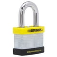 thumbnail image 2 of Brinks Commercial Laminated Steel 50mm Keyed Padlock with 1 1/4in Shackle, 2 of 8