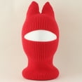 thumbnail image 4 of Face Mask for Sun Protection, Kids' Winter Warm Knit Mask and Ear Cover Cap, 4 of 5