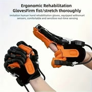 Rehabilitation Robot Glove for Stroke, Robotic Hand Stroke Recovery Equipment, Fingers Strength Training Device for Hemiplegia, Strength Adjustable