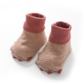 thumbnail image 3 of Generic Baby Socks Small Paws Socks Floor Babys Cotton Autumn Winter New Half Velvet Soft Skin Boys Girls for All Seasons Non-Slip Fashion Casual Breathable ﻿(6-12 Months,A), 3 of 5