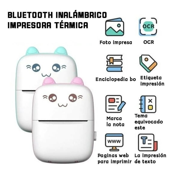 Mini Impresora Portátil Térmica Portátil Para Ios/android