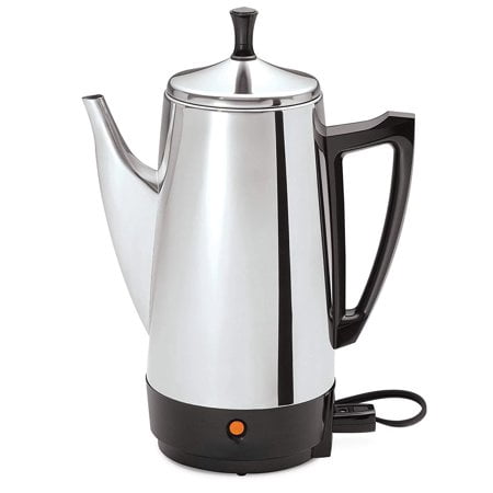 durable 12-Cup 72 oz. Stainless Steel Coffee Maker