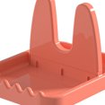 thumbnail image 1 of Soporte Para Tapa De Sartén La tapa de la bandeja de plástico admite accesorios plegables multifuncionales para el hogar (rosa) Likrtyny Libre de BPA, 1 of 7