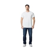 Gildan Adult Light Cotton Short Sleeve T-Shirt, Style G3000, 2-Pack, Sizes S-2XL