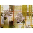 thumbnail image 4 of oneOone Cotton Cambric Lime Green Fabric Leaves & Floral Check Fabric For Sewing Printed Craft Fabric By The Yard 56 Inch Wide, 4 of 4