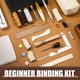 thumbnail image 3 of Kits de Encuadernación de Libros de Madera Prensa de Libros Suministros de Encuadernación de Mano de Encuadernación Tools Set para Encuadernación de Bricolaje, 3 of 5