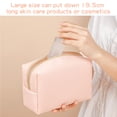 thumbnail image 1 of Fiudx Bolsa de Cosméticos, Elegante Bolsa de Viaje Octogonal, Bolsa de Almacenamiento de Cuero Resistente, Diseño de Gran Apertura, Esencial para El Día a Día de Las Mujeres, Perfecta para Viajes, Us, 1 of 7