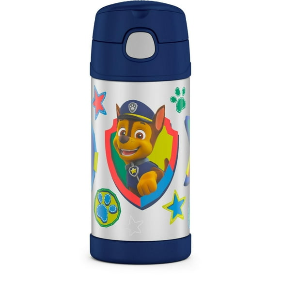 Thermos Funtainer 12 Oz Vacuum Insulated Straw Bottle - Paw Patrol