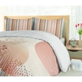 thumbnail image 3 of Ambesonne Pink Duvet Cover Set, Modern Tender Colors Floral, Twin, Coral and Pale Salmon, 3 of 4
