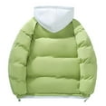 thumbnail image 5 of Down Jacket Men Warm Winter Coats for Mens Puffer Jackets with Hood Green XL, 5 of 5