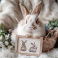 thumbnail image 5 of Easter Bunny Rabbit Clear Stamps Cutting Dies PET Painting Stencils for DIY Card Making Easter Eggs Silicone Stamp Metal Greetings Die Cuts PET Paint Stencils for DIY DIY Scrapbooking Crafts Decor, 5 of 7