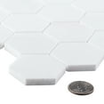 thumbnail image 4 of Channing Pearl Gray 2-in. Marble Honeycomb Polished Natural Stone Mosaic Wall and Floor Mosaic Tile, 4 of 6