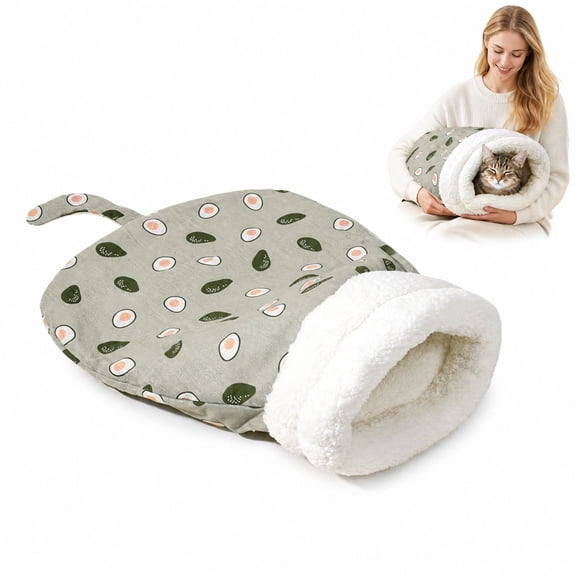 ZZAIXHL Cozy Cat Sleeping Bag Cat Sleeping Bag for Indoor Cats Warm Cat Nap Sleeping Bag Soft Plush Cat Sack Bed