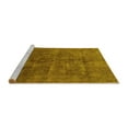 thumbnail image 2 of Ahgly Company Machine Washable Indoor Rectangle Abstract Yellow Modern Area Rugs, 8' x 10', 2 of 4