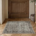 thumbnail image 3 of BERTHMEER 2'x3' Mossy Gray Small Area Rugs for Bedroom Entryway Kitchen Dorm Entrance Vintage Non Slip Washable Oriental Traditional Distressed Rugs, 3 of 6