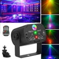 thumbnail image 3 of LED DJ Disco Stage Party Lights,Sound Activated Laser Light RGB Flash Strobe Projector with Remote Control for Christmas Dance Gift Birthday Wedding, 3 of 11