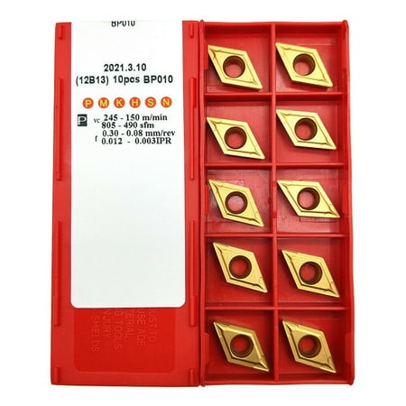 

Leke 10X DCMT11T304 BP010 DCMT32.51 CNC carbide Turning Insert for SDJCL SDUCR holder