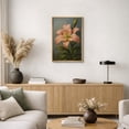 thumbnail image 5 of Framed Canvas Print Lily Flower Wall Art Vintage Botanical Decorative for Living Room Bedroom - 24"x36" NATURAL, 5 of 8