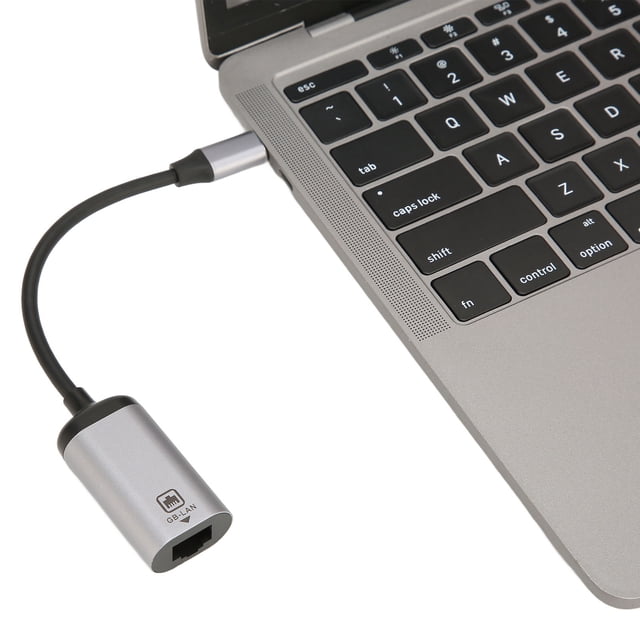 USB C To RJ45 Adapter, Humanized Design 1000Mbps USB C To Ethernet Adapter for Phone
