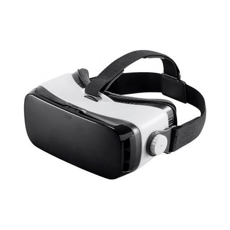 MP VR Viewer Mobile 3D HMD with IPD Adjustment - Compatible with phones up to 6" - White
