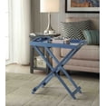 thumbnail image 3 of Pemberly Row Table à Plateau Pliant Bleu, 3 of 3