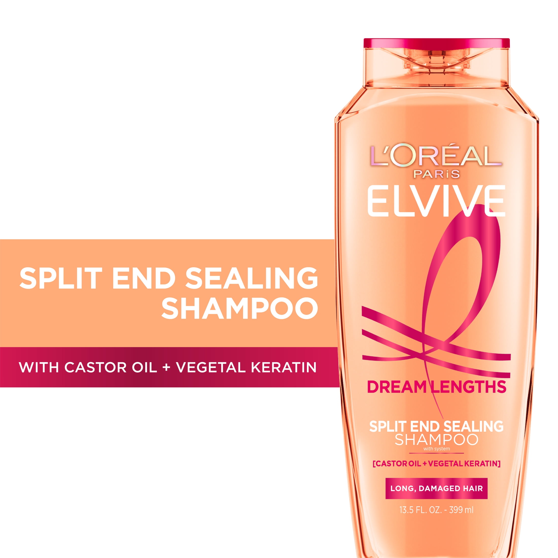 LOreal Paris Elvive Dream Lengths Restoring, Strengthening and Split End Repair, Shampoo, Damaged H(图3)