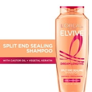 LOreal Paris Elvive Dream Lengths Restoring, Strengthening and Split End Repair, Shampoo, Damaged Hair, 13.5 fl oz
