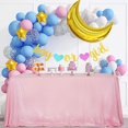 thumbnail image 2 of Squarepie Sequin Tablecloth 90 X 132 Inch Pink Sparkly Table Linen For Wedding Party, 2 of 4