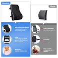 thumbnail image 4 of Soporte Lumbar para Silla,Respaldo Lumbar de Oficina,Almohada de apoyo para Asientos para Coche,Cojín Trasero de Espuma para aliviar el dolor de espalda,Diseño Ergonómico,Adecuado para Auto y Hogar, 4 of 9