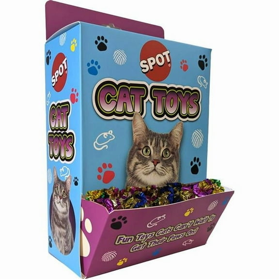 Spot 52209BX Mylar Balls Bulk Box Cat Toys, 48 Piece - Pack of 4