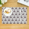 thumbnail image 3 of DouZhe Polyester Placemats Set of 4, Occult Masonic All Seeing Eyes Pattern Heat Resistant Place Mats for Dining Table, 12" x 18", 3 of 7