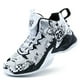 thumbnail image 1 of BINQER Zapatillas de baloncesto de caña alta for hombre con amortiguación de malla transpirable y suela antideslizante., 1 of 6