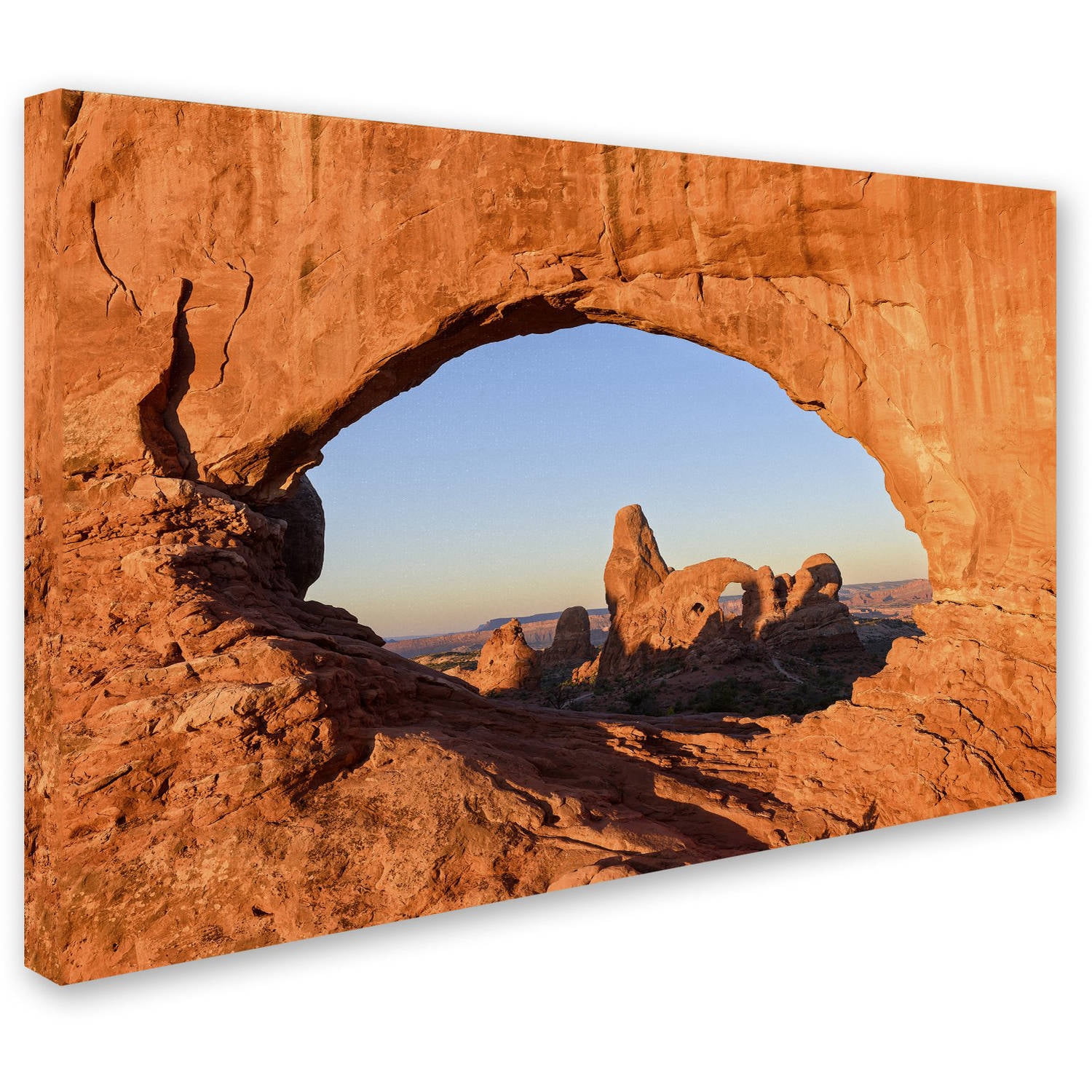 Trademark Fine Art "Through the Arch" Canvas Art by Michael Blanchette Photography